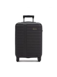 Semi Line Walizka kabinowa T5608 Czarny. Czarne walizki Semi-line, bez wzorów, z tworzywa sztucznego. Za 239.99 zł.