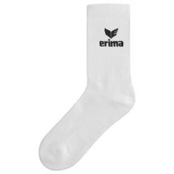 Skarpety sportowe Erima 3 sztuki w kolorze białym. Czarne skarpety Erima, bez wzorów, z tkaniny. Za 96.00 zł.