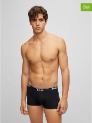 Hugo Boss Bokserki (3 pary) w kolorze czarnym rozmiar: M. Czarne bokserki HUGO BOSS, m, bez wzorów. Za 130.99 zł.