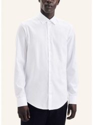 Seidensticker Koszula - Shaped fit - w kolorze białym rozmiar: 43. Białe koszule Seidensticker, bez wzorów, z bawełny, bez kołnierzyka, bez ramiączek. Za 132.98 zł.