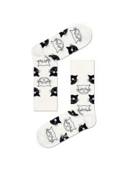 Happy Socks Skarpety w kolorze kremowym rozmiar: 36-40. Brązowe skarpety Happy Socks, bez wzorów. Za 30.92 zł.