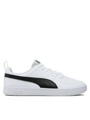 Puma Sneakersy Rickie 387607 02 Biały. Białe buty sportowe casual Puma, bez wzorów, ze skóry, bez zapięcia. Za 139.99 zł.