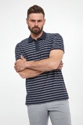 Polo męskie Alaron JOOP! JEANS. Koszulki polo sportowe JOOP! Jeans, m, bez wzorów, z jeansu, bez kołnierzyka, bez ramiączek. W wyprzedaży za 389.25 zł.