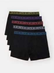 Bokserki Long 5 pack - czarny. Czarne bokserki Sinsay, l, bez wzorów. Za 35.99 zł.