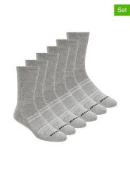 Skechers Skarpety (12 par) w kolorze szarym rozmiar: 43-46. Szare skarpety Skechers, bez wzorów, ze splotem. Za 91.56 zł.