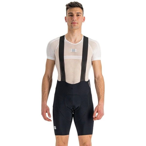 Spodenki rowerowe męskie Sportful Classic Bibshort. Czarne spodenki rowerowe SPORTFUL, m, bez wzorów, rowerowe. W wyprzedaży za 379.85 zł.
