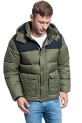 MĘSKA KURTKA ZIMOWA LEE PUFFER JACKET OLIVE GREEN L86NSZNX. Zielone kurtki Lee, na zimę, l, bez wzorów, bez kaptura. Za 309.99 zł.