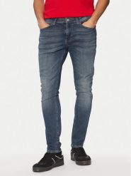 Tommy Jeans Jeansy Austin DM0DM20553 Niebieski Slim Fit. Niebieskie jeansy Tommy Jeans, m. Za 379.99 zł.