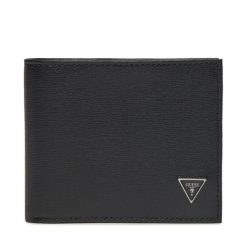 Duży Portfel Męski Guess. Czarne portfele Guess, z aplikacjami. Za 219.99 zł.