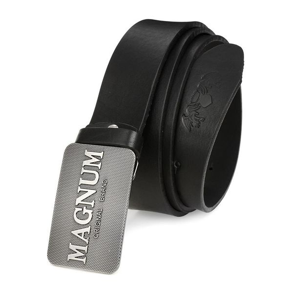 Pasek skórzany BELTIMORE r.85-100 cm W29 czarny. Czarne paski bez wzorów. Za 74.90 zł.