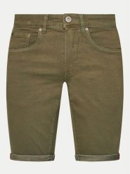 Petrol Industries Szorty jeansowe M-1030-SHO005 Beżowy Regular Fit. Brązowe szorty Petrol Industries, m, bez wzorów, z bawełny. Za 199.99 zł.