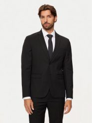 Selected Homme Marynarka 16092418 Czarny Slim Fit. Czarne garnitury Selected Homme, m, bez wzorów, z syntetyku. Za 259.99 zł.