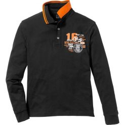 Shirt polo z długim rękawem Regular Fit bonprix czarny. Koszulki polo marki bonprix. Za 49.99 zł.