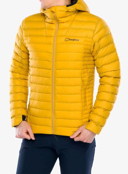 Kurtka ocieplana męska Berghaus Ridge-Nomad Hybrid Down Jacket. Żółte kurtki Berghaus, m, bez wzorów, z materiału, bez kaptura. Za 692.99 zł.