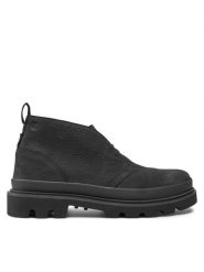 Clarks Trzewiki Badell DB 26179686 Czarny. Czarne botki sznurowane Clarks, bez wzorów, z nubiku, bez obcasa, bez zapięcia. Za 629.99 zł.