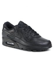 Nike Sneakersy Air Max 90 Ltr CZ5594 001 Czarny. Czarne buty sportowe casual Nike, bez wzorów, ze skóry, bez zapięcia. Za 669.99 zł.