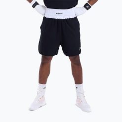 Spodenki treningowe męskie BOXRAW Stevenson V2. Czarne krótkie spodenki sportowe BOXRAW, l, bez wzorów, z elastanu. Za 299.99 zł.