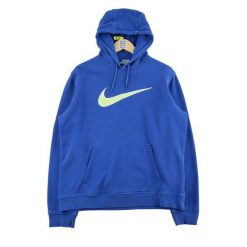 Męska bluza z kapturem fioletowa. Fioletowe bluzy z kapturem Nike, l, bez wzorów, z materiału, z kapturem. Za 68.12 zł.