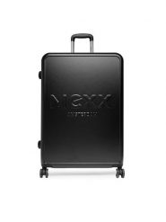 MEXX Walizka duża MEXX-L-034-05 BLACK Czarny. Czarne walizki Mexx, bez wzorów, z materiału, duże. Za 349.99 zł.