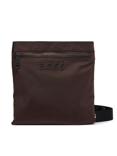 BOSS Saszetka Catch 3.0 50567864 Brązowy ciemny. Brązowe saszetki i nerki Boss, bez wzorów, z materiału, bez dodatków. Za 449.99 zł.
