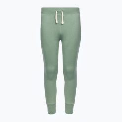 Spodnie dziecięce GAP V-Frch Fleece Heritage Logo Jogger. Zielone joggery i bojówki GAP, l, bez wzorów, z materiału, sportowe. Za 129.99 zł.