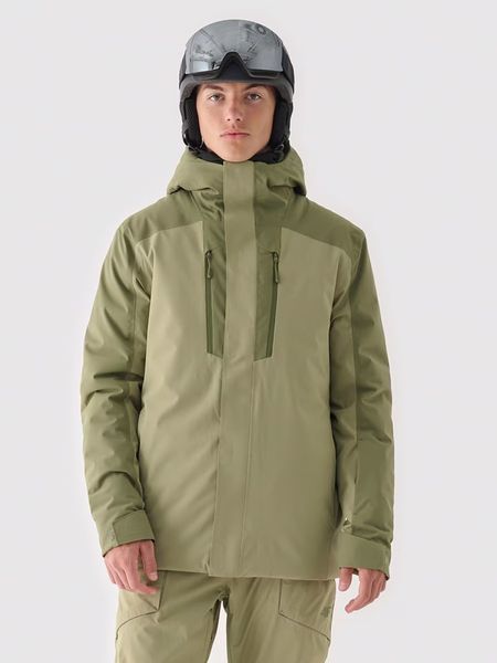 4F Kurtka narciarska w kolorze zielonym rozmiar: XL. Zielone kurtki narciarskie i snowboardowe 4F, m, bez wzorów, z puchu, bez kaptura. Za 275.40 zł.