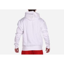Bluza męska nike air jordan jumpman classics fleece pullover hoodie white. Białe bluzy Nike, m, bez wzorów, bez kaptura. Za 279.00 zł.