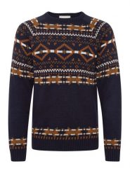 Blend Sweter 20715871 Granatowy Regular Fit. Niebieskie swetry rozpinane Blend, m, bez wzorów, z syntetyku, bez kołnierzyka, bez ramiączek. Za 129.99 zł.