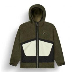 Kurtka z polaru Picture Pmbton z zamkiem brązowa. Brązowe kurtki Picture, bez wzorów, z polaru, bez kaptura. Za 613.35 zł.