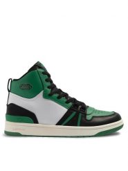 Lacoste Sneakersy L001 Mid 223 2 Sma Zielony. Zielone buty sportowe casual LACOSTE, bez wzorów, ze skóry, bez zapięcia. Za 499.99 zł.
