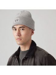 Levi's Czapka beanie w kolorze szarym rozmiar: onesize. Szare czapki zimowe Levi's®, bez wzorów, z bawełny. Za 84.40 zł.