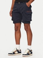 Alpha Industries Szorty materiałowe Crew 176203 Granatowy Regular Fit. Niebieskie szorty Alpha Industries, m, bez wzorów, z bawełny. Za 319.99 zł.