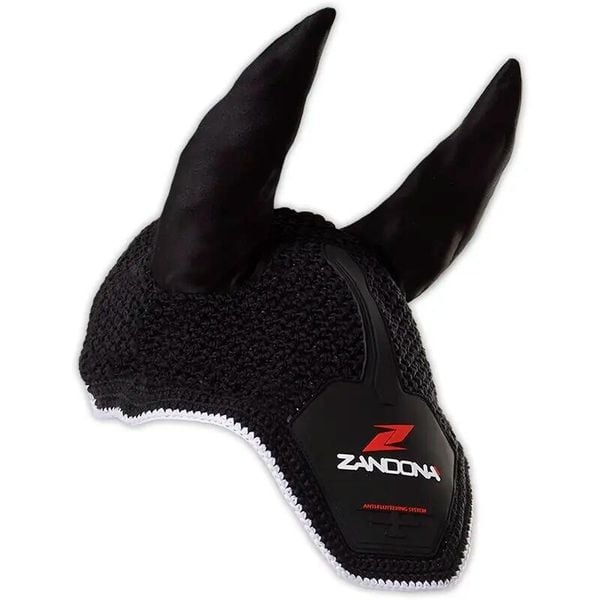 Czapka z muchą dla koni Zandonà Afs. Czarne krawaty i muchy ZANDONÀ, bez wzorów. Za 299.50 zł.