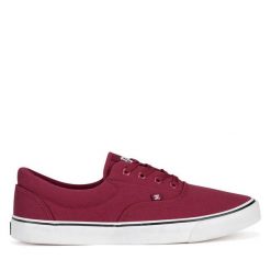 Trampki DC. Czerwone trampki DC, m, bez wzorów, bez zapięcia. Za 199.99 zł.