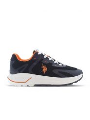 U.S. Polo Assn. Sneakersy w kolorze granatowym rozmiar: 43. Niebieskie buty sportowe casual U.S. Polo Assn., bez wzorów, bez zapięcia. Za 232.78 zł.