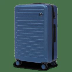 Walizka DUŻA Wings ABS+ COOT 28" Middle Blue. Niebieskie walizki Wings, bez wzorów, z materiału, duże. Za 209.30 zł.