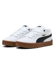 Puma Sneakersy "Park Lifestyle Easy" w kolorze biało-czarnym rozmiar: 40. Białe trampki sportowe Puma, bez wzorów, bez zapięcia. Za 169.95 zł.