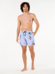 Rip Curl Szorty kąpielowe "Fun Times Volley" w kolorze fioletowym rozmiar: L. Różowe krótkie spodenki sportowe Rip Curl, l, bez wzorów, z materiału. Za 114.17 zł.