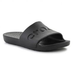 Klapki unisex Crocs Slide. Czarne klapki Crocs, z materiału. Za 246.00 zł.