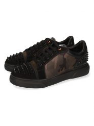 MELVIN & HAMILTON Skórzane sneakersy "Harvey 113" w kolorze oliwkowo-czarnym rozmiar: 44. Brązowe buty sportowe casual Melvin & Hamilton, bez wzorów, z materiału, bez zapięcia. Za 543.99 zł.