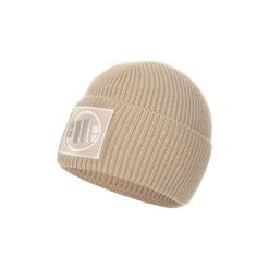 Czapka męska Pitbull zimowa Logo. Brązowe czapki zimowe PITBULL, bez wzorów. Za 59.00 zł.