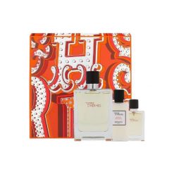HERMES Terre D Hermes Zestaw dla mężczyzn EDT 100 + 12.5ml Woda toaletowa + 40ml Balsam po goleniu. Zestawy kosmetyków marki HERMES. Za 286.92 zł.