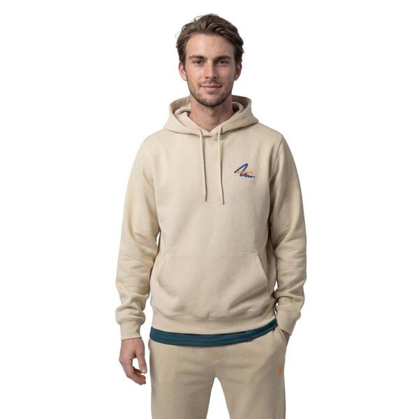 Męska bluza tenisowa z kapturem Siroko Newport Beige. Brązowe bluzy z kapturem SIROKO, m, bez wzorów, z materiału, z kapturem. Za 136.80 zł.