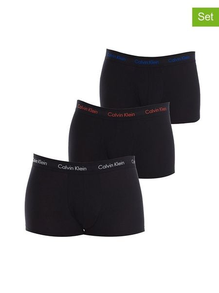 CALVIN KLEIN UNDERWEAR Bokserki (3 pary) w kolorze czarnym rozmiar: XL. Czarne bokserki Calvin Klein Underwear, xl, bez wzorów. Za 192.33 zł.