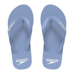 Klapki basenowe antypoślizgowe męskie Speedo Slide. Niebieskie klapki Speedo, z materiału. Za 94.99 zł.