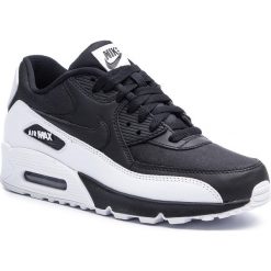 Buty NIKE - Air Max 90 Essential 537384 082 Black/Black/Whte. Białe buty sportowe casual marki Nike, bez wzorów, z materiału. W wyprzedaży za 499.00 zł.