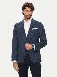 Boss Marynarka H-Hutson-224 50521645 Granatowy Slim Fit. Niebieskie garnitury Boss, do pracy, m, bez wzorów, z wełny, biznesowe. Za 1,109.00 zł.