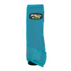 Zamknięte przednie getry dla koni Pro-Tech Airflow. Niebieskie legginsy długie sportowe PRO-TECH, s, bez wzorów, do jazdy konnej. Za 333.25 zł.