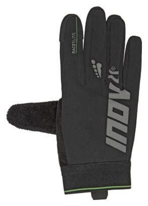 Rękawiczki do biegania Inov-8 Race Elite. Czarne rękawiczki Inov-8, na jesień, bez wzorów, z materiału. Za 109.99 zł.
