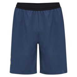 Spodenki treningowe Hummel. Niebieskie krótkie spodenki sportowe Hummel, s, bez wzorów, z materiału. Za 143.00 zł.